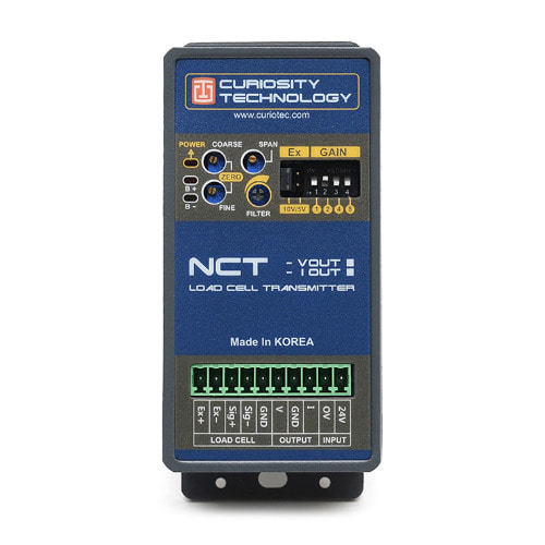 큐리오텍 로드셀 트랜스미터 NCT 시리즈 / NCT-V010(0~10V), NCT-I420(4~20mA) / loadcell transmitter
