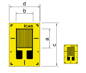 Linear 1Kohm S-series (EC Type) / 10ea/1 Pack / 고저항 카스 스트레인게이지